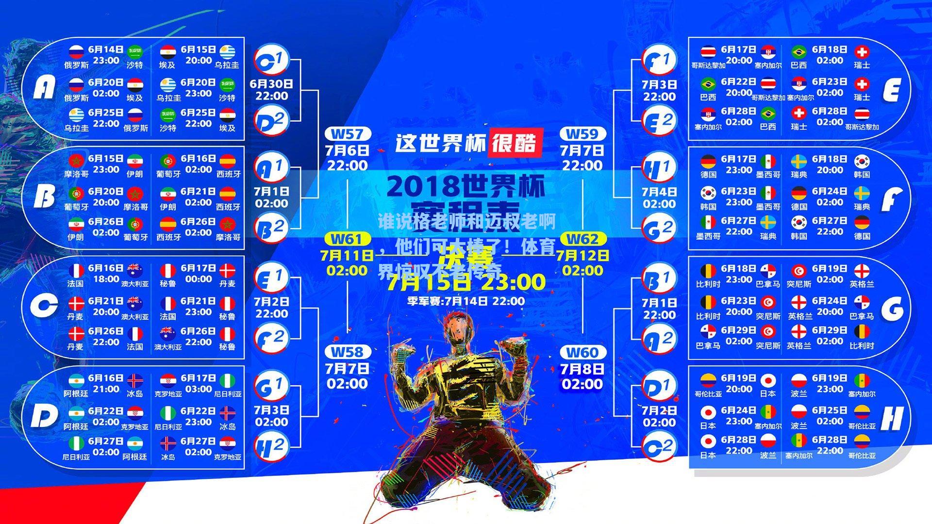 谁说格老师和迈叔老啊，他们可太棒了！体育界惊叹不老传奇